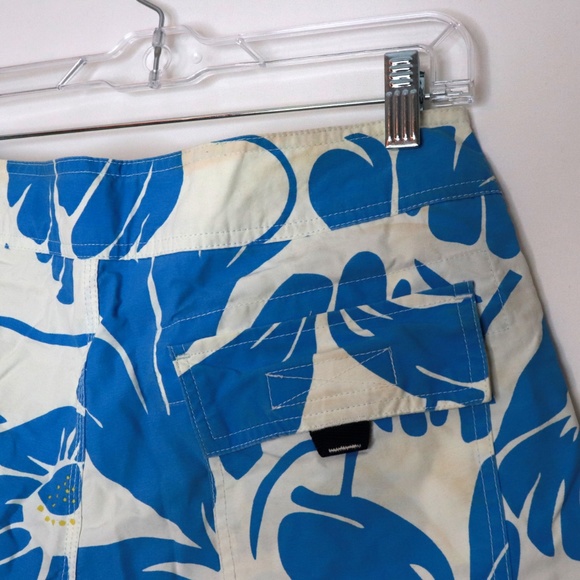 [3 for $15] J. Crew The Original Longboard Floral Board Shorts Retro Vintage VTG - Picture 5 of 6